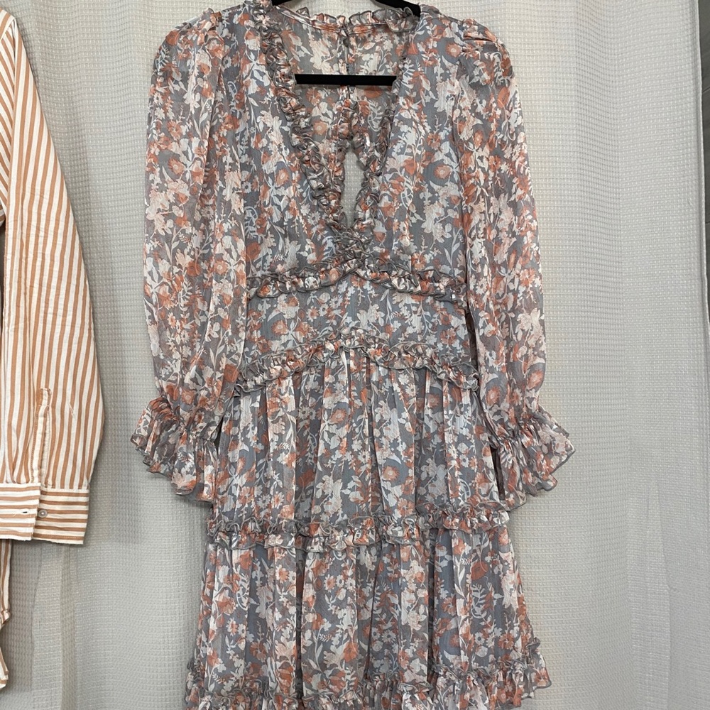 Flower dress long sleeve